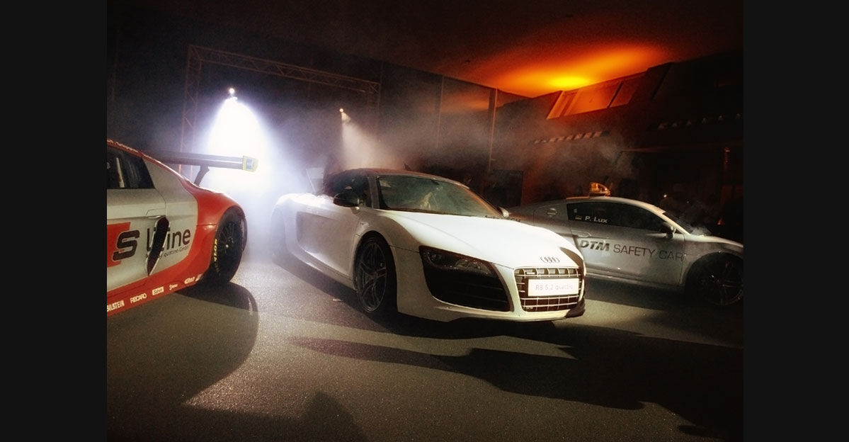 Eventfotografie der Premiere des Audi R8 Spyder in Mainz